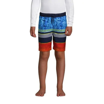 Boys Printed Volley Swim Trunks