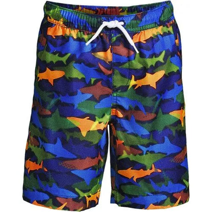 Boys Printed Volley Swim Trunks