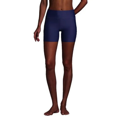 Women's 6" High Waisted Bike Swim Shorts