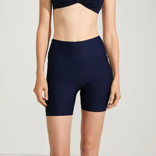Women's 6" High Waisted Bike Swim Shorts