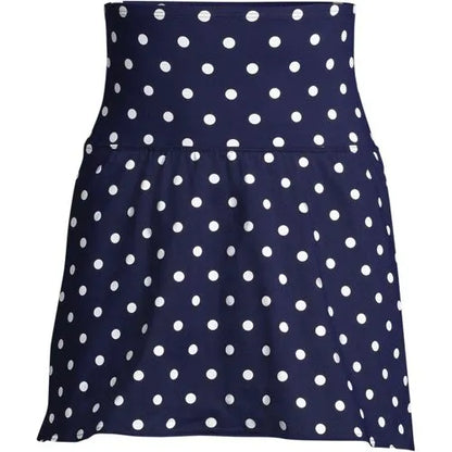 Women's Tummy Control Ultra High Waisted Modest Swim Skirt Swim Bottoms