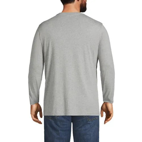 Men's Big Long Sleeve Cotton Supima Tee