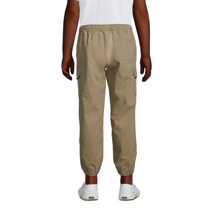 Boys Iron Knee Stretch Cargo Jogger Pants