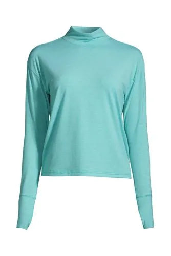 Women's Plus Size Performance Mock Neck Top