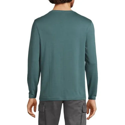 Men's Long Sleeve Cotton Supima Henley