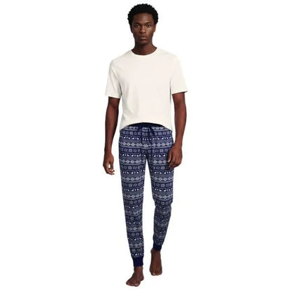 Men's Knit Jersey Pajama Sleep Set