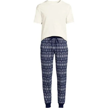 Men's Knit Jersey Pajama Sleep Set