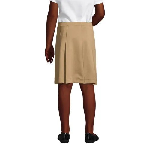School Uniform Girls Ponte Pleat Skirt Top of Knee