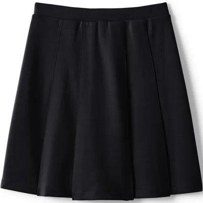 School Uniform Girls Ponte Pleat Skirt Top of Knee