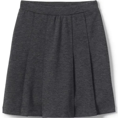 School Uniform Girls Ponte Pleat Skirt Top of Knee