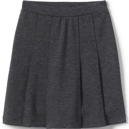 School Uniform Girls Ponte Pleat Skirt Top of Knee