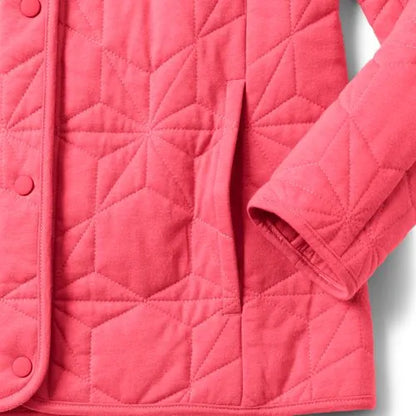 Women's Cotton Quilted Long Insulated Jacket