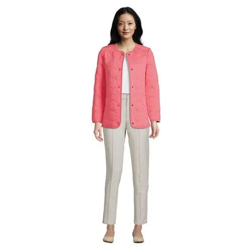 Women's Cotton Quilted Long Insulated Jacket