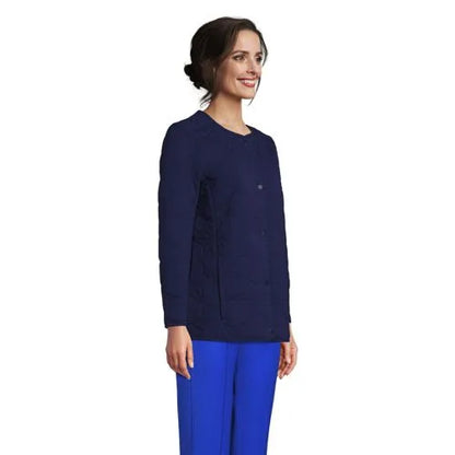 Women's Cotton Quilted Long Insulated Jacket