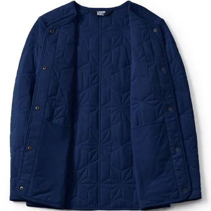Women's Cotton Quilted Long Insulated Jacket