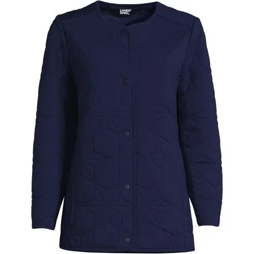 Women's Cotton Quilted Long Insulated Jacket