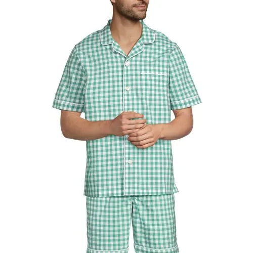 Men's Short Sleeve Essential Pajama Shirt