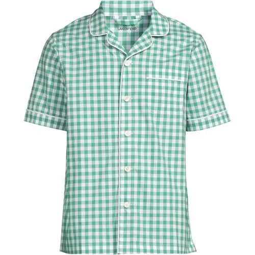 Men's Short Sleeve Essential Pajama Shirt