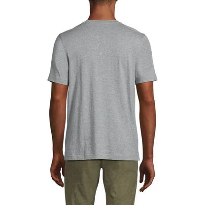 Men's Short Sleeve Cotton Supima Jersey Henley