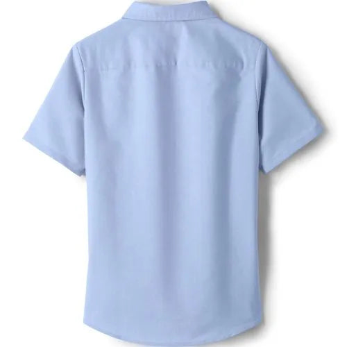 School Uniform Girls Short Sleeve Oxford Dress Shirt