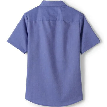 School Uniform Girls Short Sleeve Oxford Dress Shirt