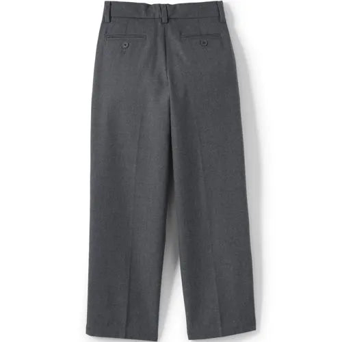 School Uniform Boys Plain Front Dress Pants