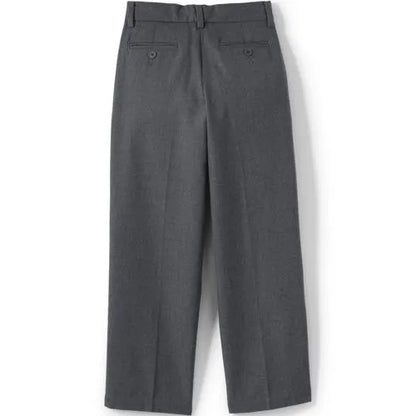 School Uniform Boys Plain Front Dress Pants