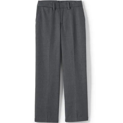 School Uniform Boys Plain Front Dress Pants