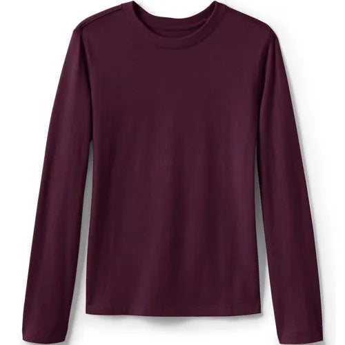 School Uniform Girls Long Sleeve Essential T-shirt
