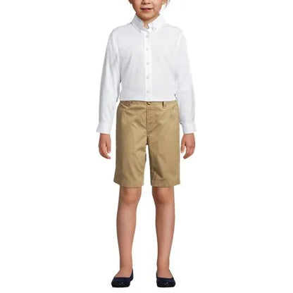 School Uniform Kids Elastic Waist Pull On Shorts
