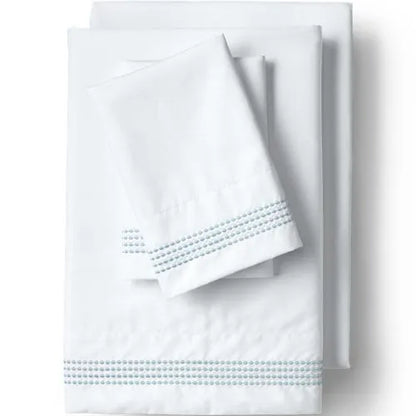 400 Thread Count Sateen Embroidered Sheets