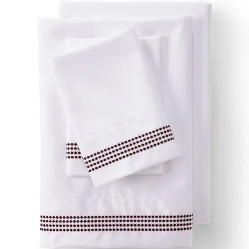 400 Thread Count Sateen Embroidered Sheets