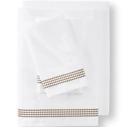 400 Thread Count Sateen Embroidered Sheets
