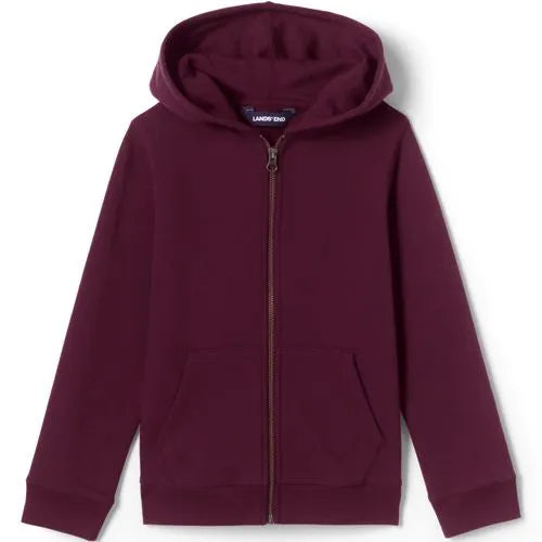 School Uniform Kids Zip Front Sweatshirt