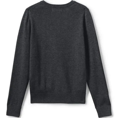 Men's Cotton Modal Fine Gauge V-neck Sweater
