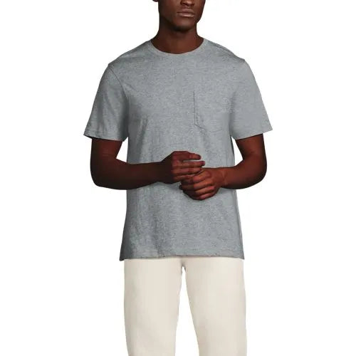Men's Short Sleeve Cotton Supima Tee With Pocket