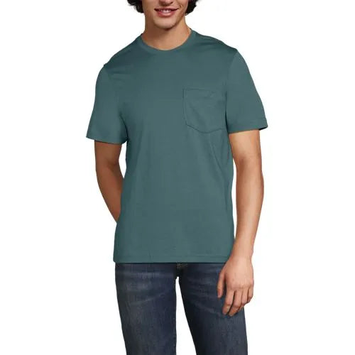Men's Short Sleeve Cotton Supima Tee With Pocket