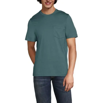 Men's Short Sleeve Cotton Supima Tee With Pocket