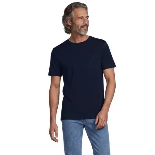 Men's Short Sleeve Cotton Supima Tee With Pocket