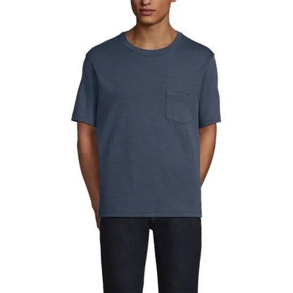 Men's Short Sleeve Cotton Supima Tee With Pocket
