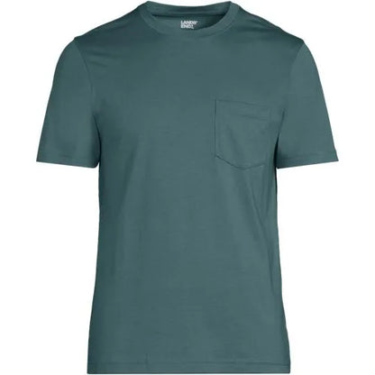 Men's Short Sleeve Cotton Supima Tee With Pocket