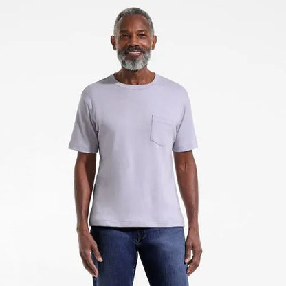Men's Short Sleeve Cotton Supima Tee With Pocket