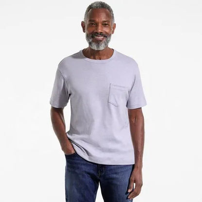 Men's Short Sleeve Cotton Supima Tee With Pocket