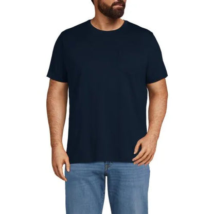 Men's Short Sleeve Cotton Supima Tee With Pocket