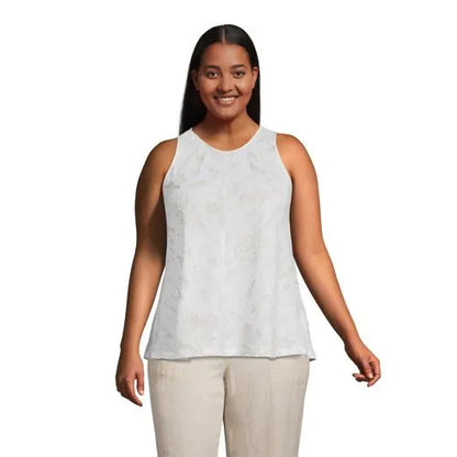 Women's Linen Sleeveless Top