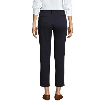 School Uniform Women's Regular Mid Rise Chino Crop Pants