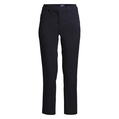 School Uniform Women's Regular Mid Rise Chino Crop Pants