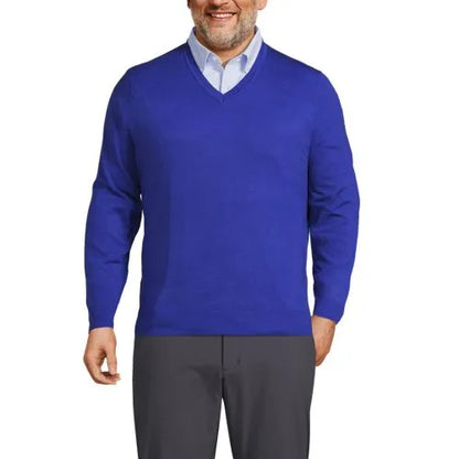 Men's Performance V-neck Sweater