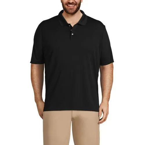 Men's Short Sleeve Solid Active Polo Shirt