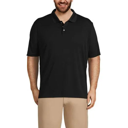 Men's Short Sleeve Solid Active Polo Shirt